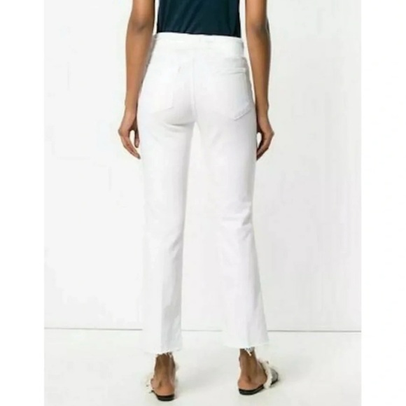 FRAME DENIM Le High Rise
NWOT Sz 25 Straight Leg Tie Waist White Jeans - Picture 4 of 12